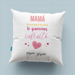 Cojín personalizado mamá te queremos