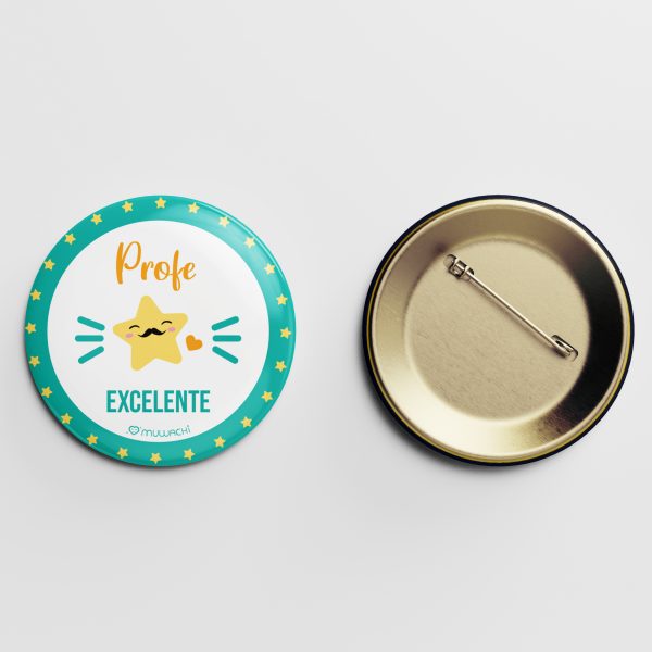 Chapa personalizada profe excelente