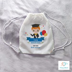 Mochila personalizada de graduación