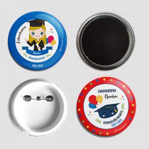 Chapa personalizada de graduación