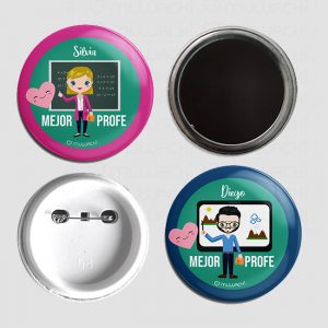 Chapa profe personalizado