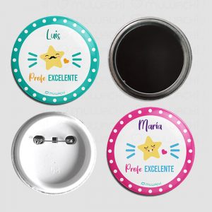 Chapa personalizada profe excelente