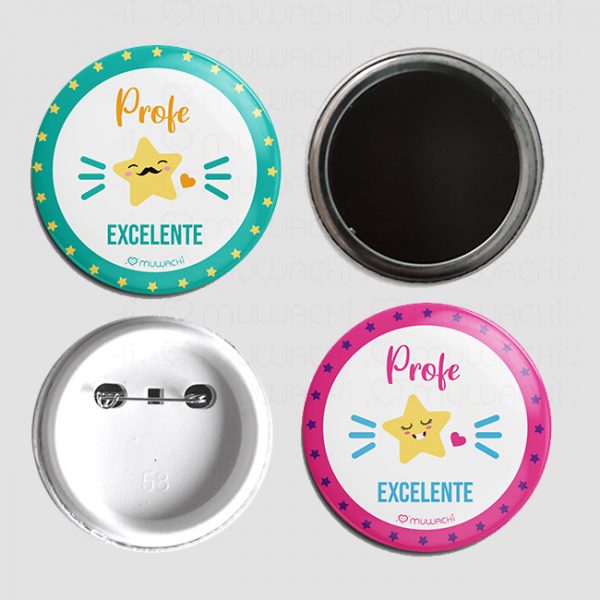 Chapa personalizada profe excelente