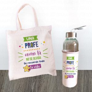 Pack personalizado profe como tu no se olvida 