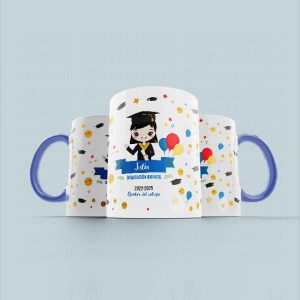 Taza personalizada para graduación