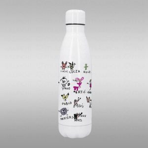 Botella Termo Profesores personalizado dibujos alumnos