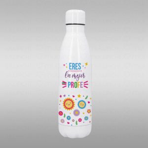 Botella Termo personalizado para profesores eres el mejor