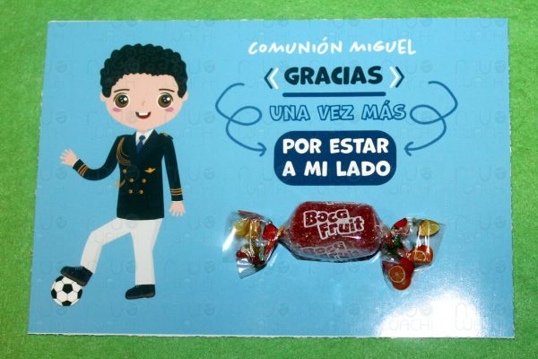Tarjeta agradecimiento Comunión - Imagen 2