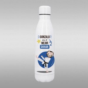 Botella Termo profesor de kárate personalizada