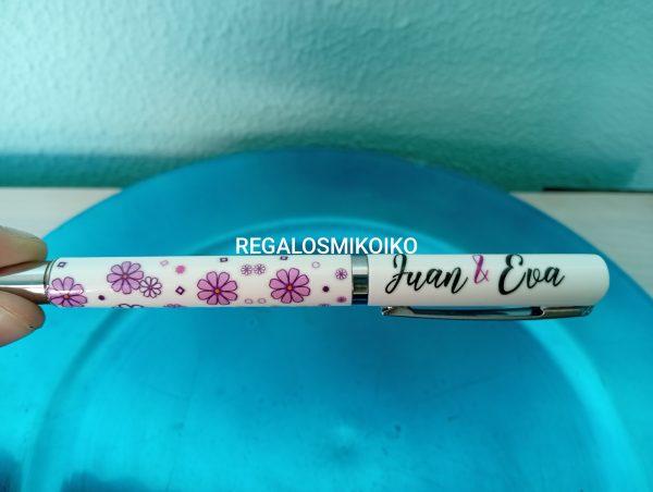 Bolígrafo personalizado - Modelo floral