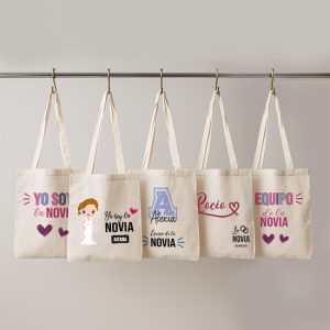 bolsas de tela personalizadas para despedidas de soltera