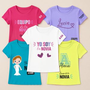 camisetas personalizadas para despedida de soltera