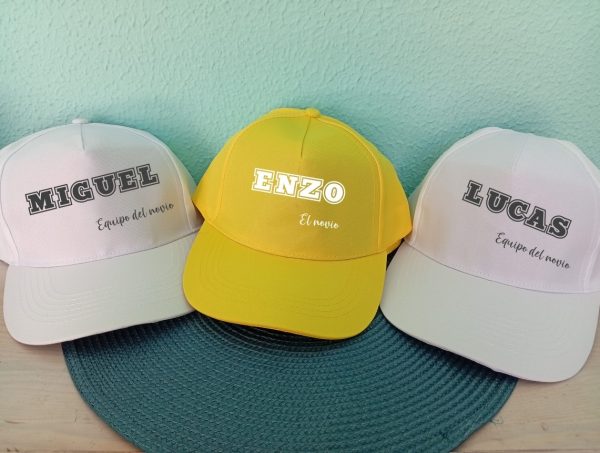 Pack Gorras personalizadas Despedida de Soltero