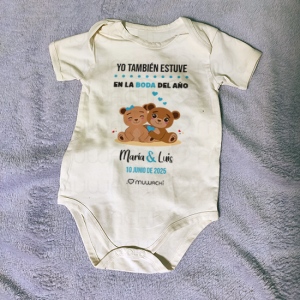 body Personalizado para boda
