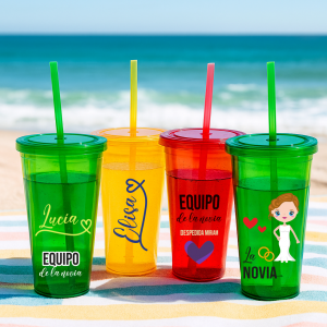 vasos personalizados para despedida de soltera