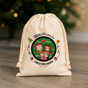 Sacos de Navidad familiares Personalizados
