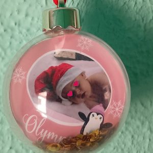 Bola de Navidad con foto personalizada