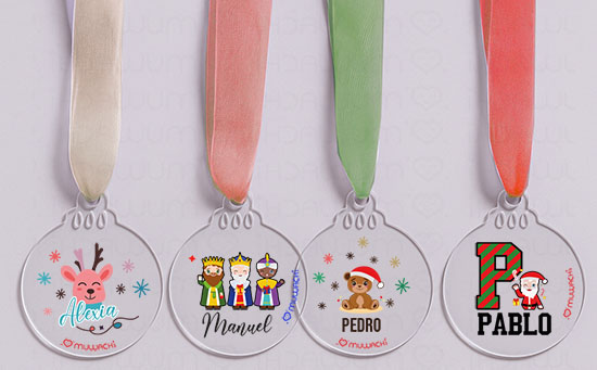 Bolas de Navidad Personalizadas con nombre